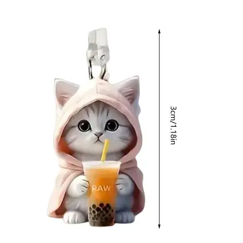 Mini Cartoon Cat Dog Phone Dust Plug Pendant Decoration for iPhone Type C Interface Anti Dust Plug Accessory Cute