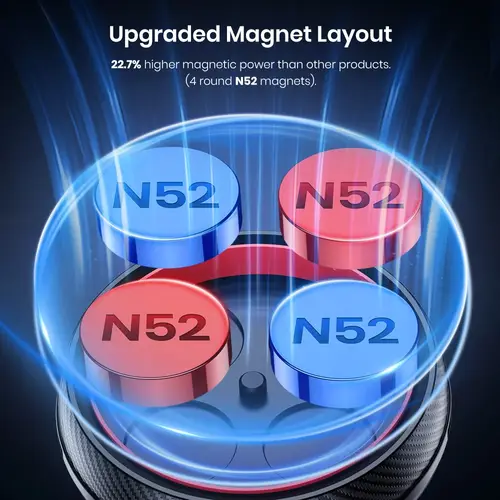 TOPK Magnetic Car Phone Holder Mount Magnet Smartphone Mobile Stand Cell GPS Support In Car For iPhone 14 13 12 Xiaomi Samsung