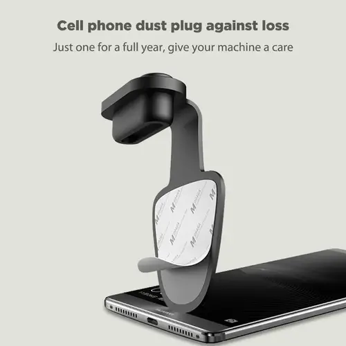 غطاء سيليكون لحماية منفذ الشحن من الغبار لهواتف ايفون و USB-C