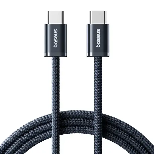 سلك شحن بيسوس 100 واط USB-C إلى USB-C فائق السرعة للآيفون والماك بوك
