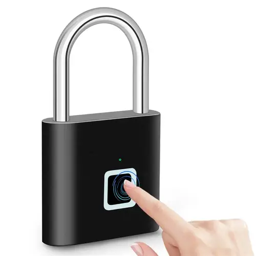 قفل ذكي متطور ببصمة الإصبع - شحن USB