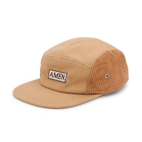 AMEN. Corduroy-Panelled Cap