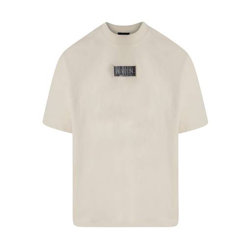 AMEN. Remastered Barcode Cream T-Shirt