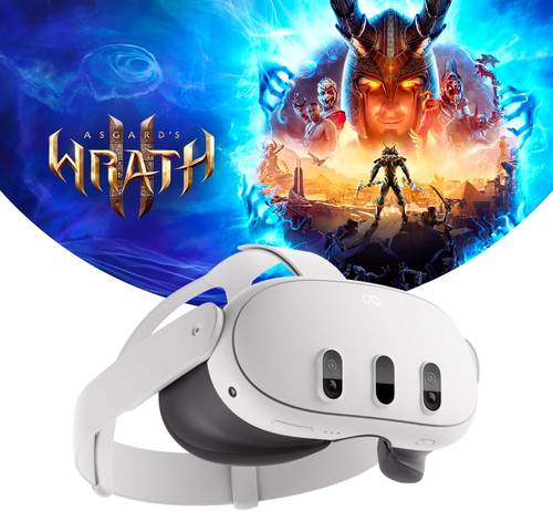 Meta Quest 3 128GB— Breakthrough Mixed Reality — Powerful