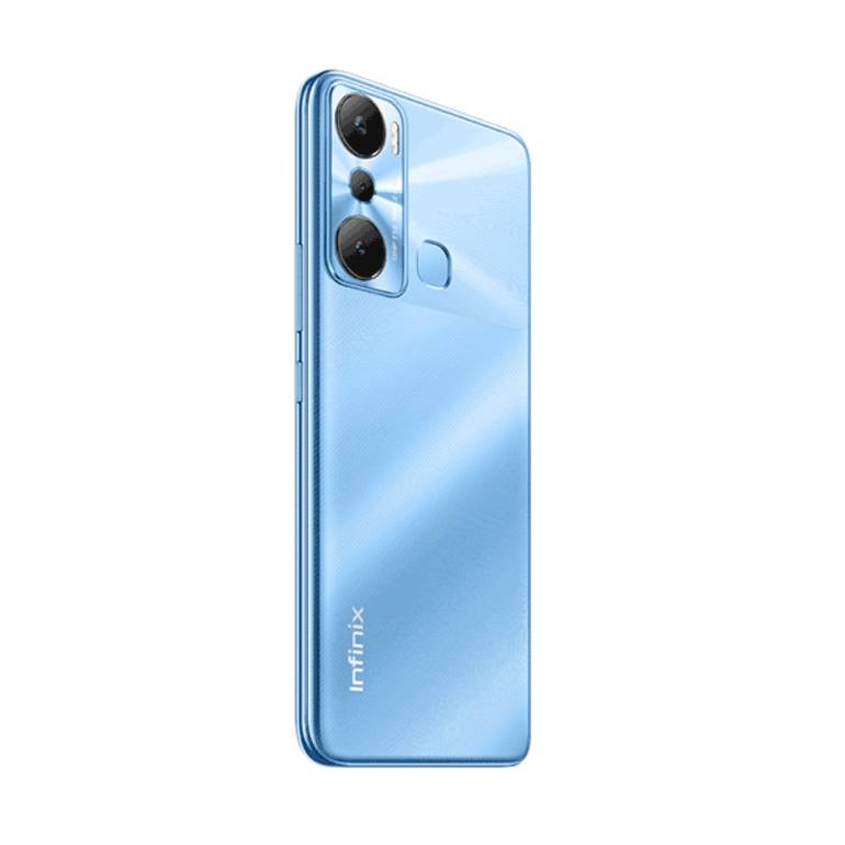 إنفينكس هوت 20i ثنائي الشريحة بذاكرة رام 6GB وذاكرة داخلية 128GB ويدعم تقنية 4G - أزرق لونا