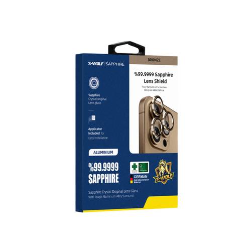 حماية كاميرا الياقوت ( SAPPHIRE) لايفون 16بروماكس -16 برو- سهلة التركيب من اكس وولف