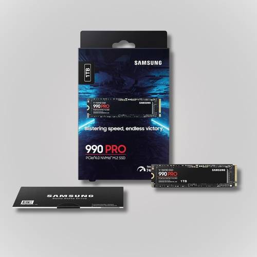 SAMSUNG SSD 990 PRO WITH HEATSINK 1TB NVME M.2 PCIE4.0