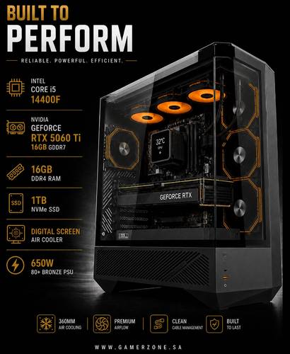 Gaming PC i5 14400F & RTX 5060 Ti