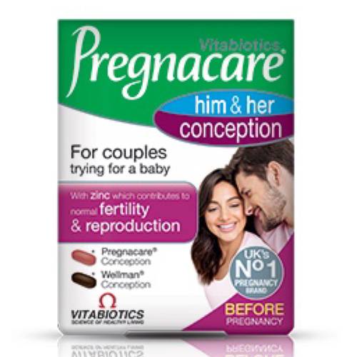 بريجناكير كونسيبشن 60 قرص للرجل والمرأه pregnacare conception