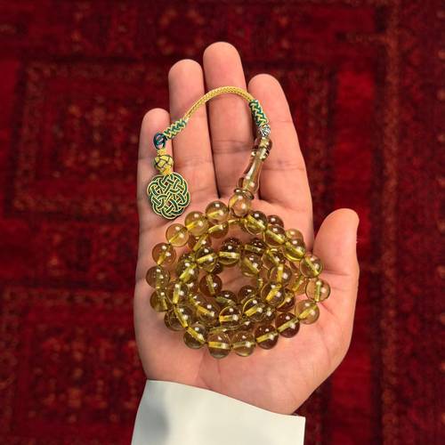 مسباح زعفراني اخضر طربزونه نحاس