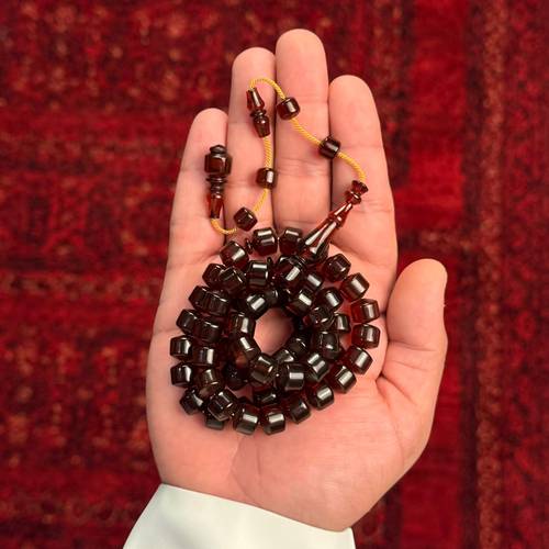 مسباح بكلايت مصري عنابي شفاف تمليكة 