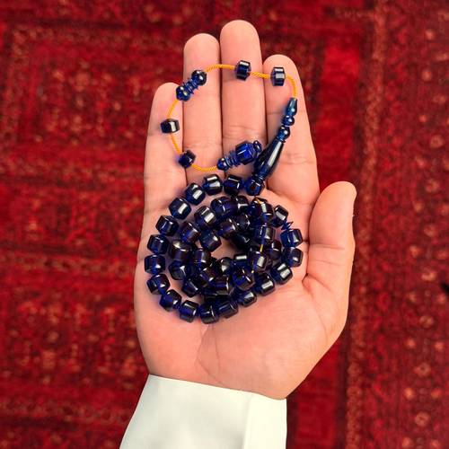 مسباح بكلايت مصري كحلي شفاف تمليكه 