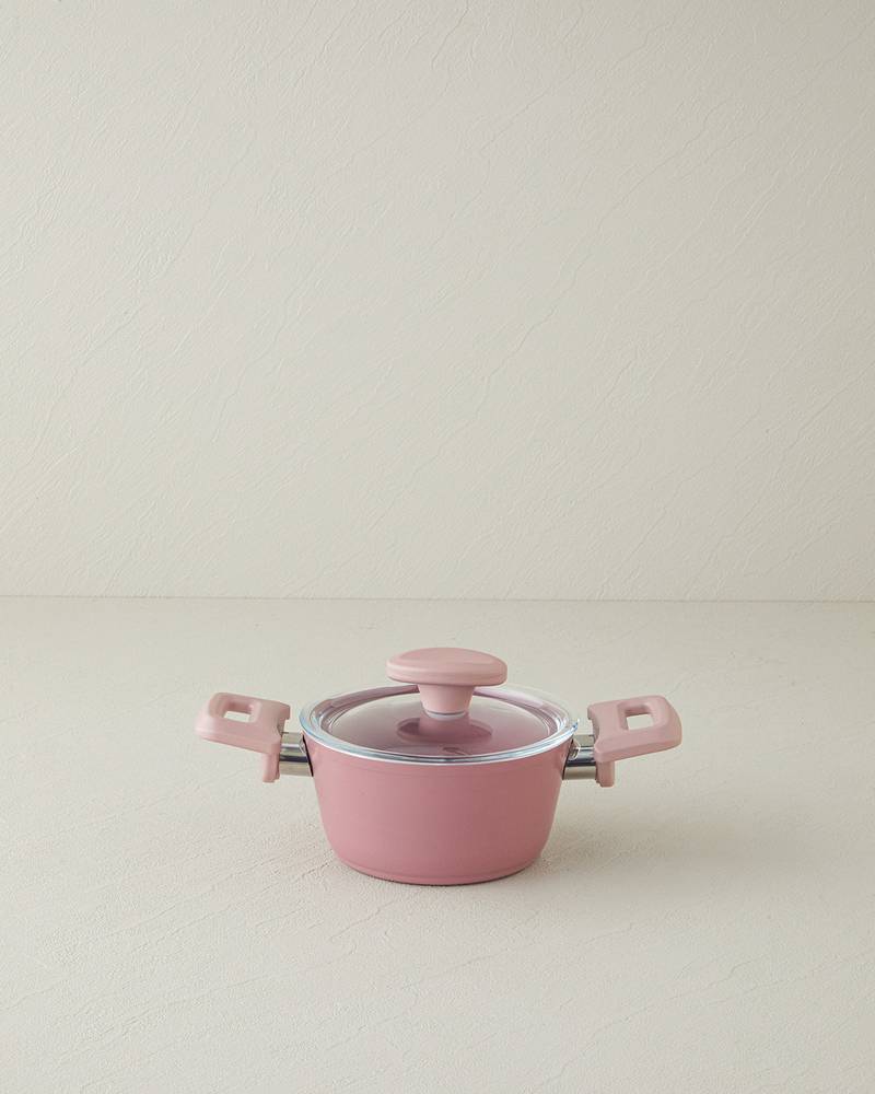 Pretty Aluminum Mini Pot 14 cm Pınk