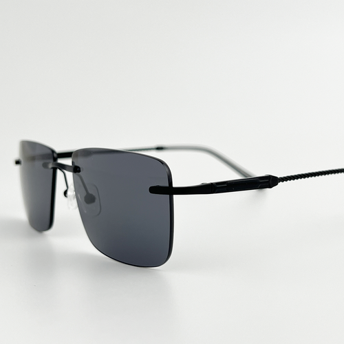 Ellure square frameless collection-Black