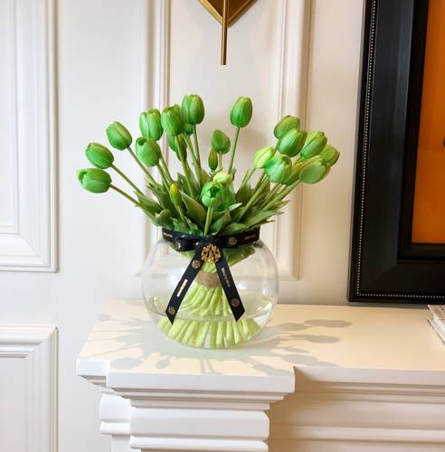 Green Tulips 