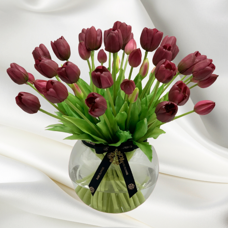Purple Tulips صناعي
