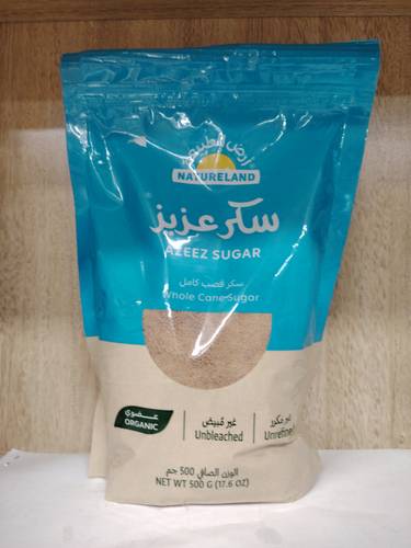 سكر قصب بني عضوي
