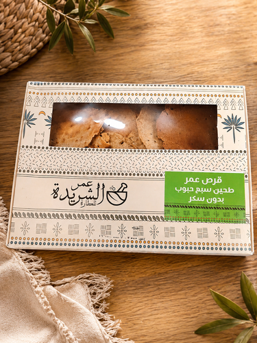 قرص عمر طحين سبع حبوب بدون سكر