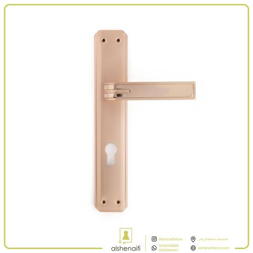 مقبض باب بليت JA 7586 MSB/RGP