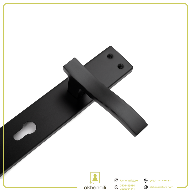 مقبض باب بليت JA 7566 BLACK