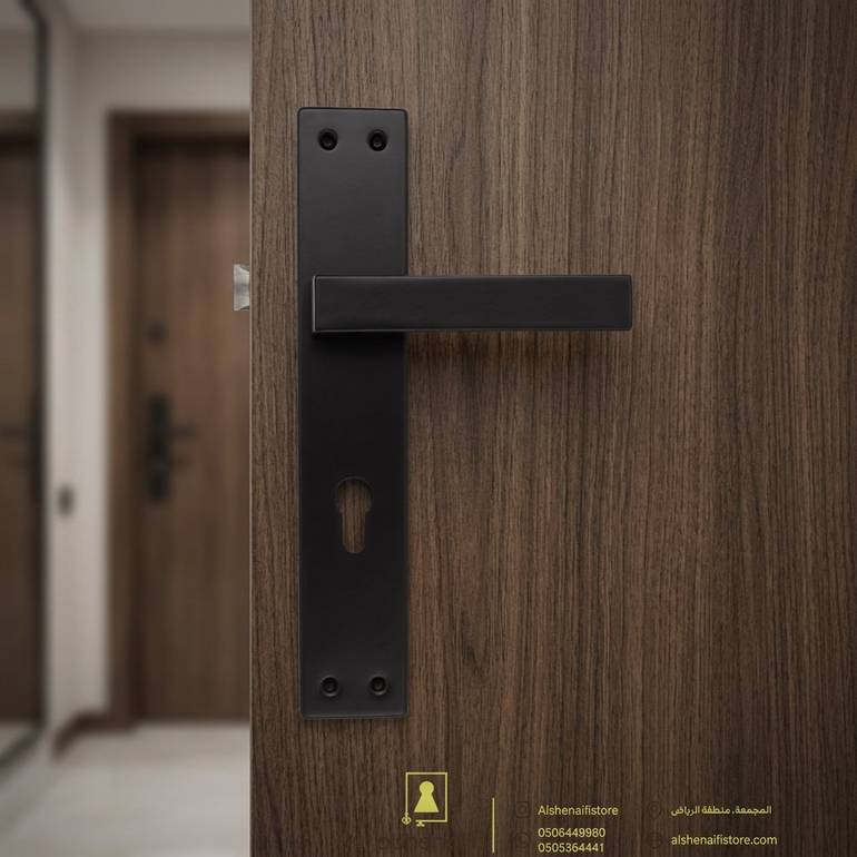 مقبض باب بليت JA 7557 BLACK