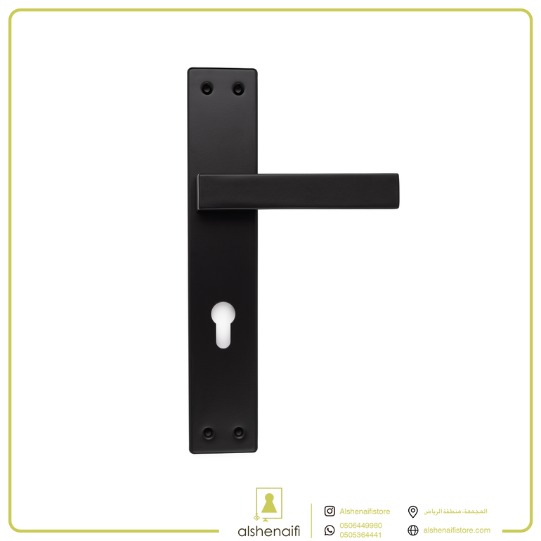 مقبض باب بليت JA 7557 BLACK