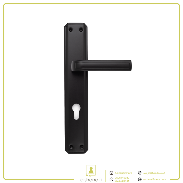 مقبض باب بليت JA 7575 BLACK