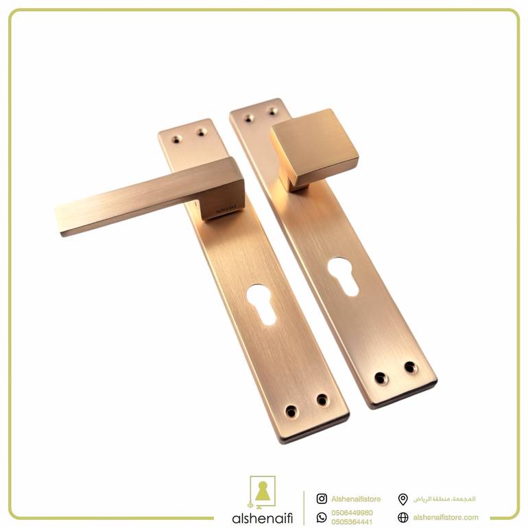 مقبض ثابت متحرك JA ذهبي مطفي 7600