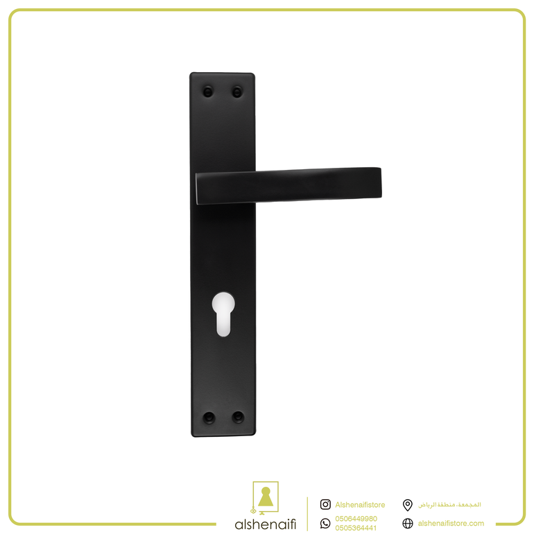 مقبض باب بليت JA 7566 BLACK