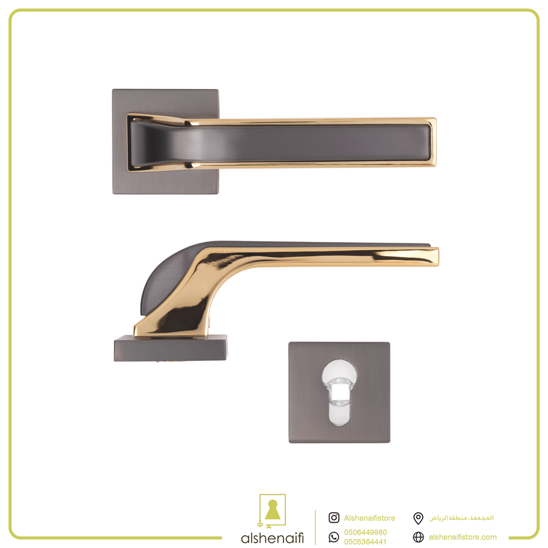 مقبض باب مفصول JE 1063 MBN/PVD