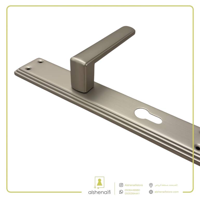 مقبض  باب بليت 6421  فضي tr