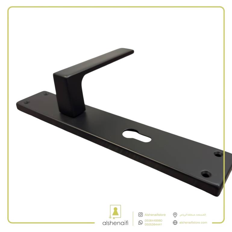 مقبض باب بليت 9633 اسود tr