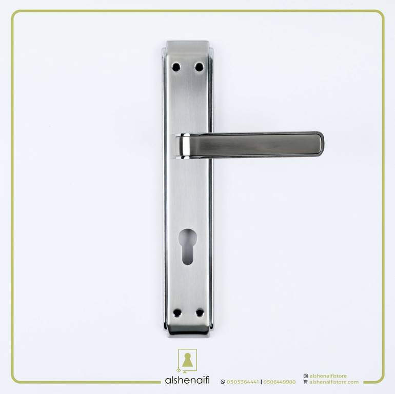 مقبض باب بليت JA 7540 SN/CP