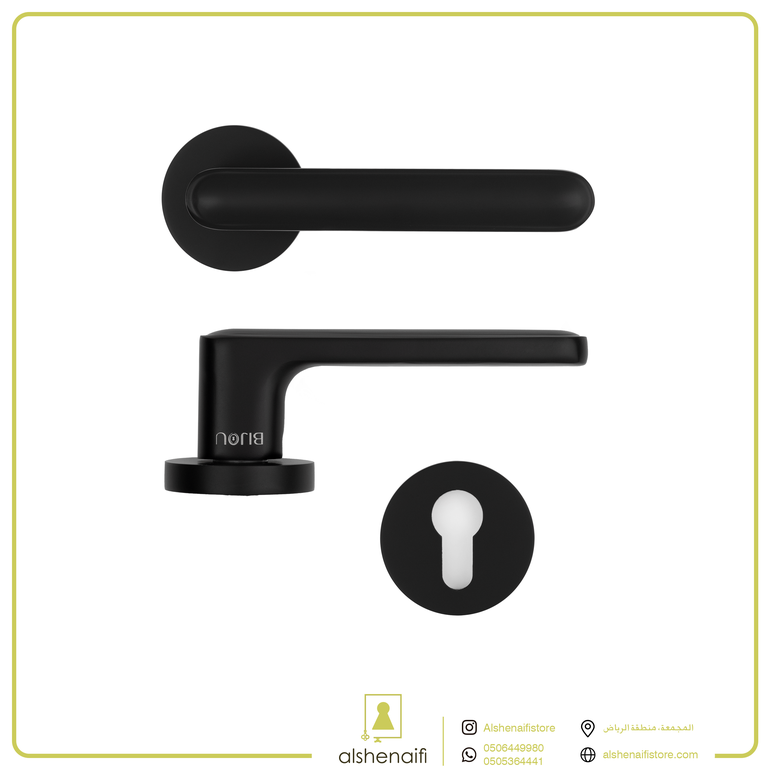 مقبض باب مفصول BI 8002 BLACK