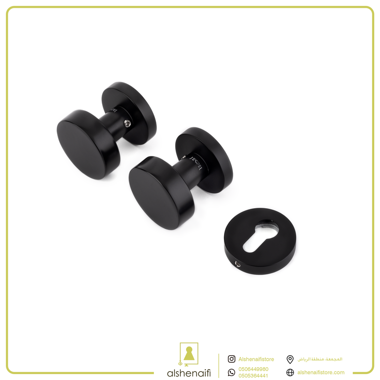 مقبض باب سحاب JE1009 اسود