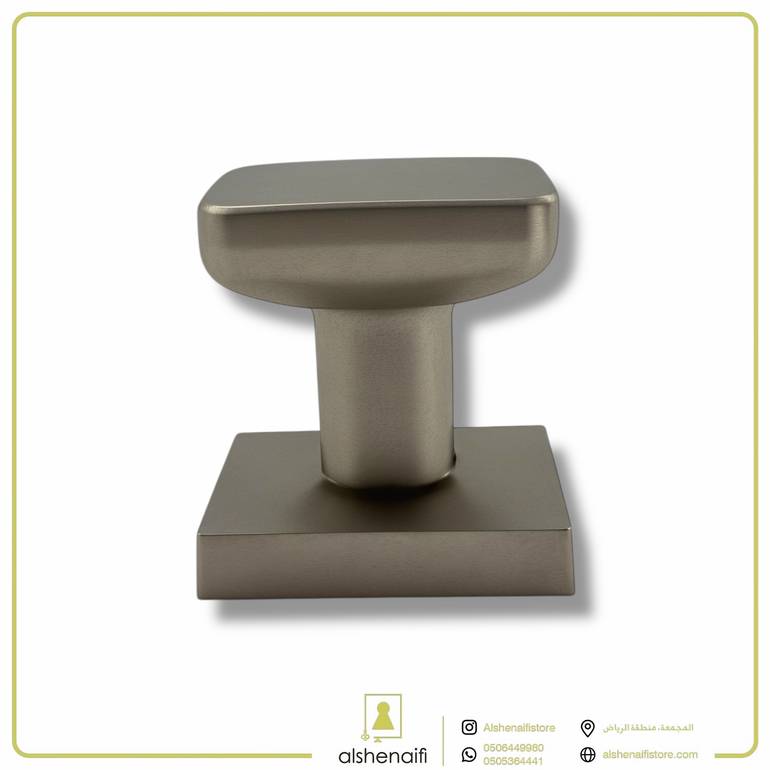 مقبض باب سحاب فضي 8018