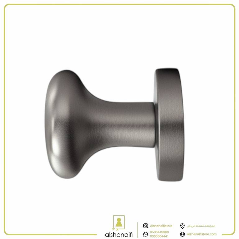 مقبض باب سحاب فضي 8019