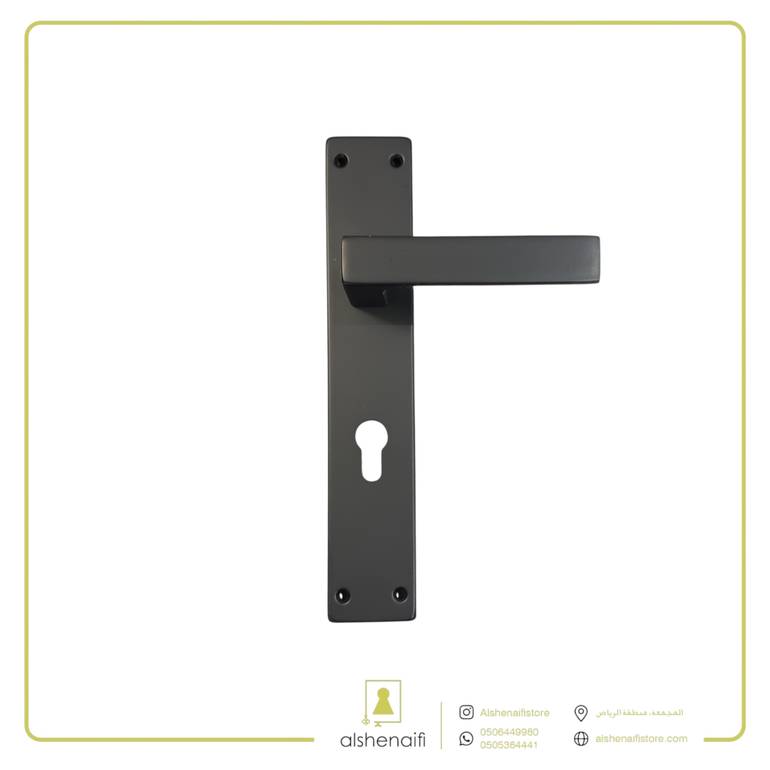 مقبض باب بليت 9633 اسود tr