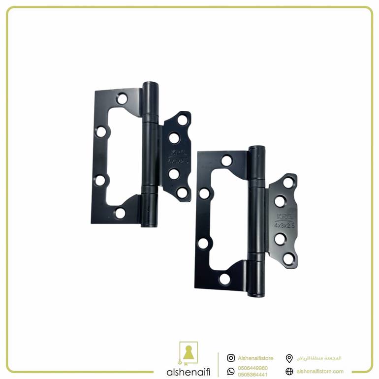 مفصلات فراشه  BLACK  kr