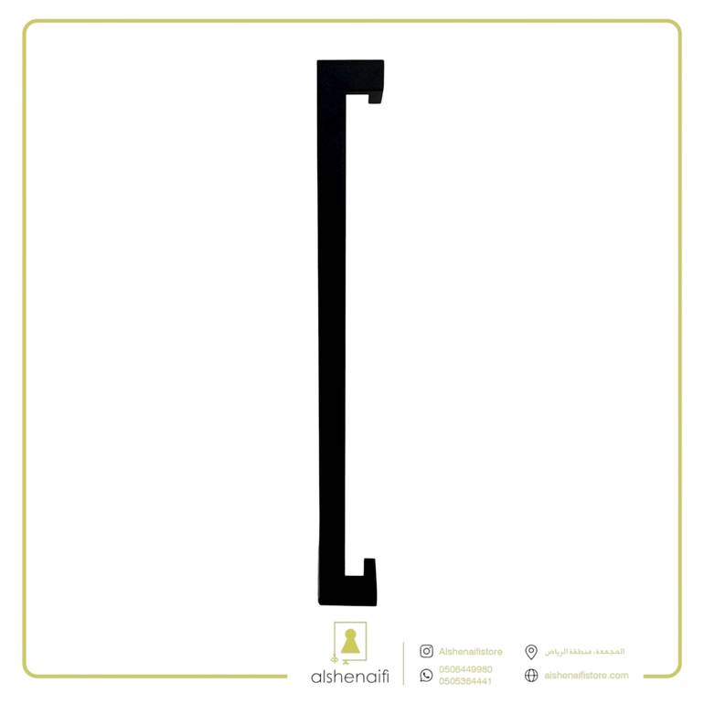 مسكه ستيل مربع مائل black 