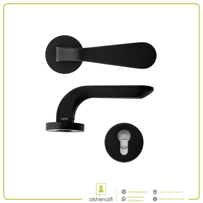 مقبض باب مفصول CA 5272 اسود