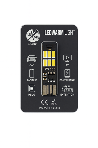 لمبة LED ( USB ) اللون اصفر ( كريمي )