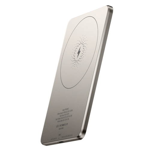 بنك طاقة Powerology تيتانيوم فائق النحافة مع MagSafe