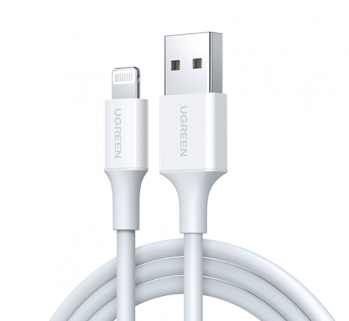 سلك شاحن يوجرين USB إلى آيفون بطول 2 م-ابيض