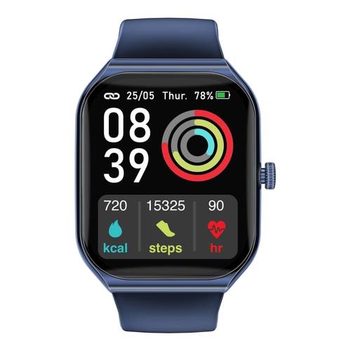 الأناقة والأداء معاً مع ساعة ProWatch-AM19، تتميز بشاشة بمقاس 1.96 بوصة وتصميم مقاوم للماء بمعيار IP68 مع مستشعر لقياس معدل ضربات القلب ومستوى الأكسجين في الدم وخطوات المشي والنوم بالإضافة إلى أكثر من 100واجهة