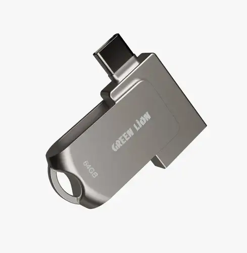 جرين ليون ٢ في ١ فلاش داريف تايب سي و يو اس بي 64GB