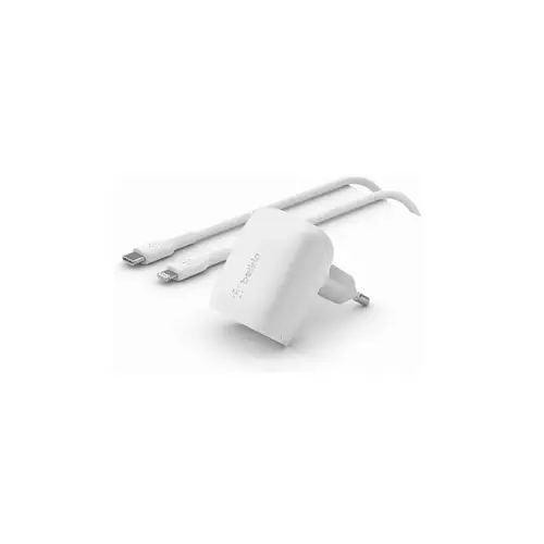 بيلكن فيش جداري ابيض-20W ابيض مع كيبل ايفون