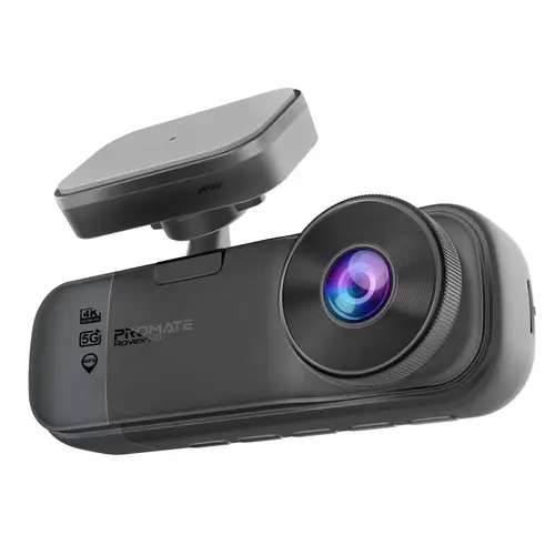 كاميرا سيارة ثلاثية القنوات 4 كي شاشة 3.16 بوصة من بروميت Promate Rovex H3 Triple Channel Dash Cam 4K Uhd