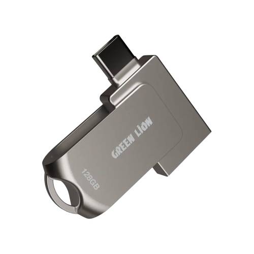 جرين ليون ٢ في ١ فلاش داريف تايب سي و يو اس بي 128GB