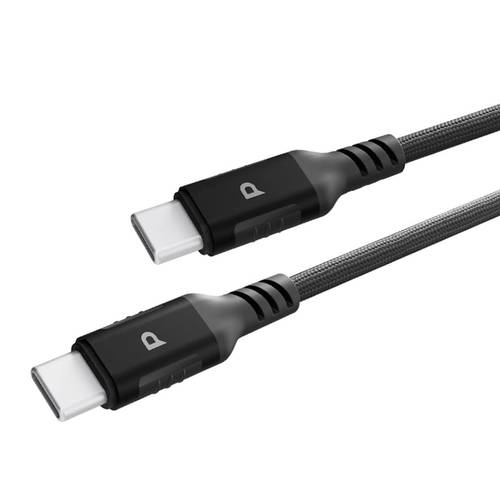 باورولوجي كيبل باور سينك ويف USB-C الى USB-C، بي دي 60 واط، سلك 1.2 متر، (اسود)